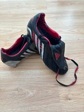 Adidas Predator Powerswerve TRX SG Football Boots in Black Red UK 6.5 G02722