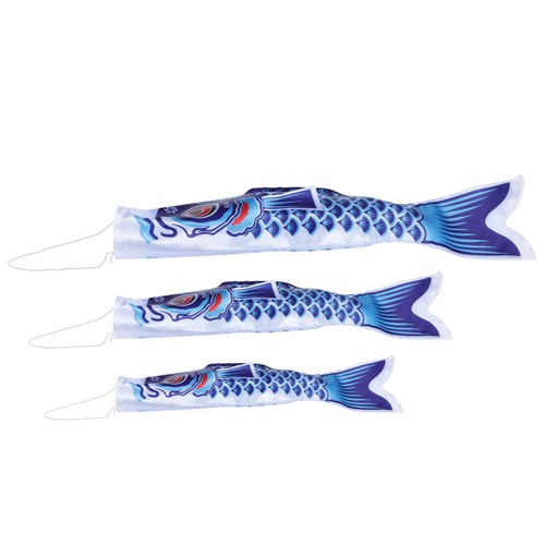 3pcs blue polyester - blue,