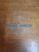 Vintage Maidens Sleaford Suppliers Sil Plate Plaque Classic Veteran Car