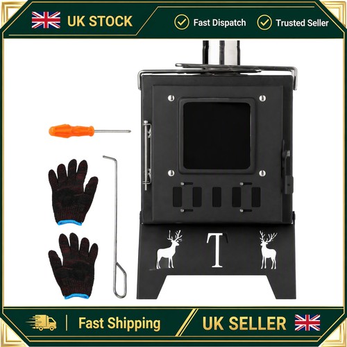 Foldable outdoor wood - foldable, stove