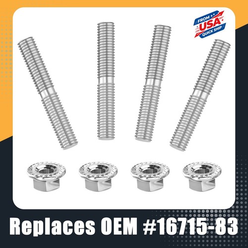 Exhaust studs nuts for harley - exhaust,