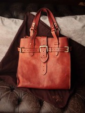 Authentic Mulberry Elgin Tote Handbag, Ginger Darwin Leather! With dust bag.