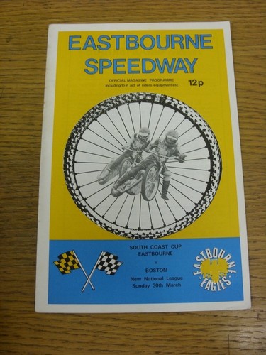 1975 speedway programme - 30/03/1975,