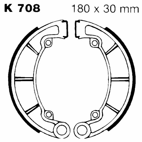 Ebc pair brake jaws for - ebc,
