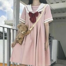 Sailor Collar Bow Lady Preppy Cosplay Dress new Cute Japanese Girls Lolita Dress