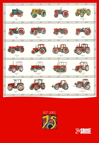 Vintage same trattori years - trattori, 75