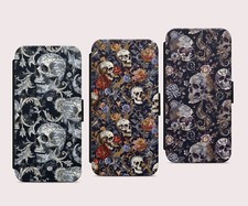 SKULL PATTERN GOTHIC DARK FLIP