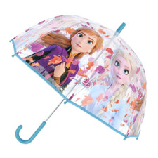 Quickdraw TDL Elsa & Anna Kids Children Umbrellas Brolly Dome Lightweight Rain