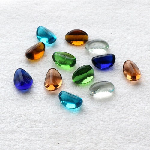 Glass nuggets pebbles stones - glass,