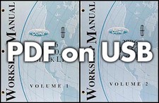 2006 Ford F150 Mark LT Shop Manual USB Pickup Truck Service Workshop Repair F150