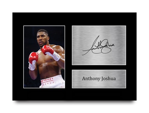 Anthony joshua signed boxing - anthony,