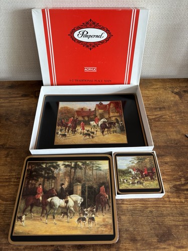 Vintage pimpernel place mats - vintage,