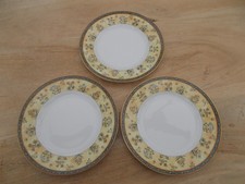SET of 3 WEDGWOOD INDIA 8 Inch SALAD PLATES IMMACULATE CONDITION S/S