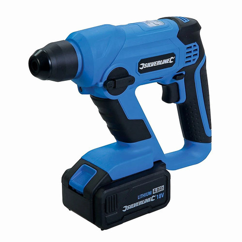 Silverline hammer drill - hammer, 18v