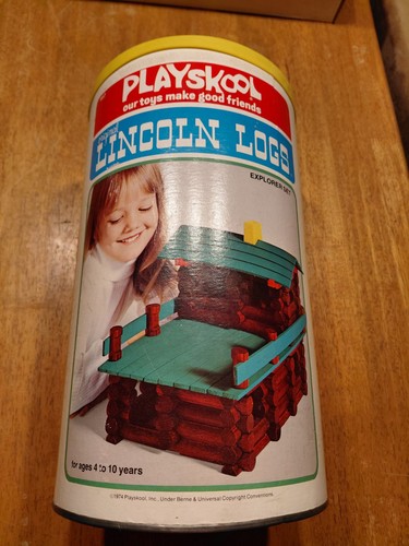 Playskool lincoln logs - lincoln,