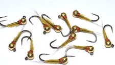 Barbless tungsten bead - jig, #