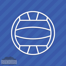 Water Polo Ball Vinyl Decal Sticker