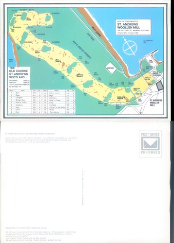 Old course map andrews - map, st