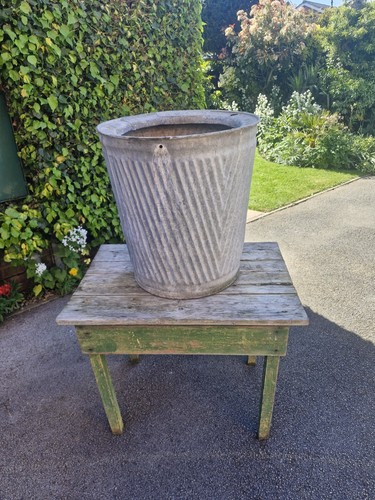 Vintage galvanised dolly tub - dolly,