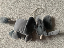 Vintage 2000 Jellycat Dingly Dangly Elmo Elephant mini soft toy hanging dangler