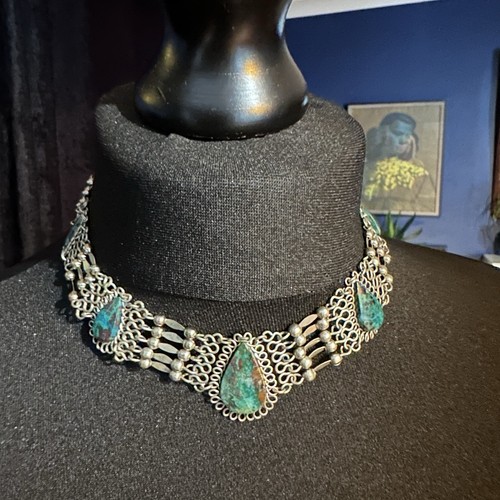 Vintage ethnic boho choker - vintage,
