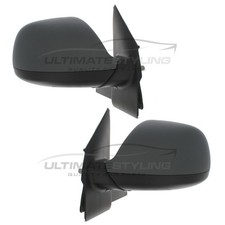 Wing Door Mirrors VW T5.1 Caravelle Van 2010-2016 Electric Power Folding Primed