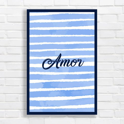 Pastel striped amor blue - pastel,