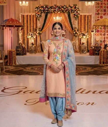 Punjabi suit with - punjabi, salwar