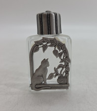 Perfume Bottle with Pewter