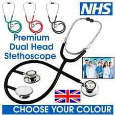 MEDICAL STETHOSCOPE EMT DUAL HEAD FOR DOCTOR NURSE STUDENT ADULT HEALTH CARE PRO
