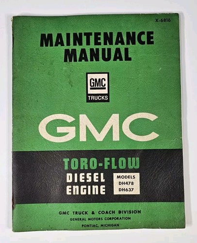 Gmc toro flow diesel engine - flow,
