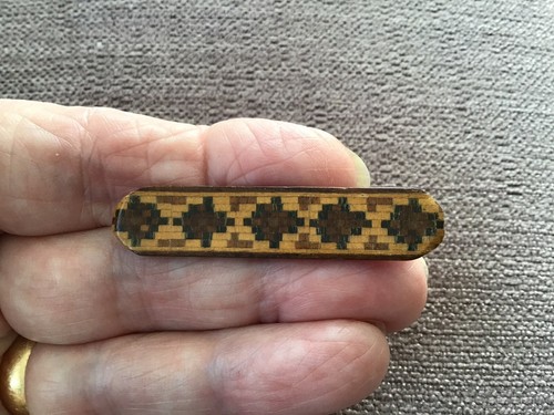 Antique tunbridge ware - ware, pin