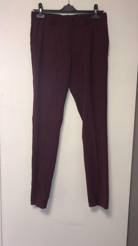 Zara burgundy red wool blend - zara,