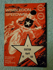 WIMBLEDON SPEEDWAY PROGRAMME