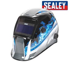 Sealey Fully Automatic Welding Helmet  0.3ms Response Adjust Shades 9-13 + Grind
