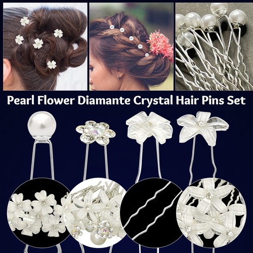 20pcs stunning diamante flower - 20pcs,
