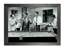 Rat Pack Playing Snooker