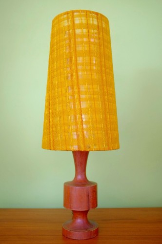 Original 70s fabric lampshade - 70s,