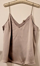 H&M silver top with strass size XL