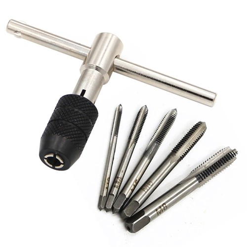 6pc tap wrench chuck set - tap, &