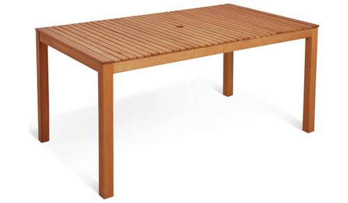 Luana rectangular garden table - garden,