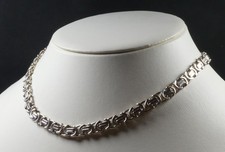 Flat Byzantine Link Necklace