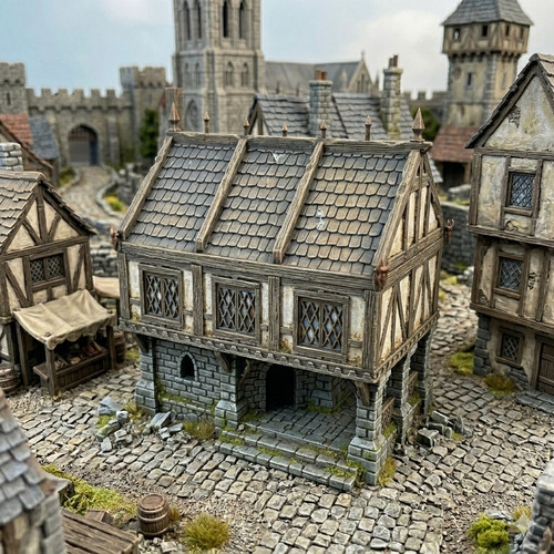 Stonehaven 28mm medieval inn - stonehaven,