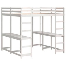 Loft Bed with Desk and Ladder