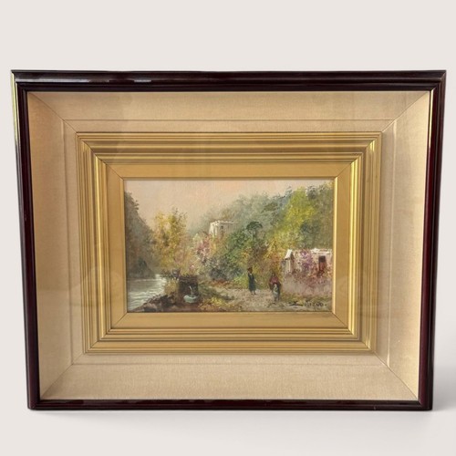 Eugenio magno signed oil - eugenio,