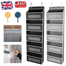 Over the Door Hanging Organiser Space Saving 5 Pockets Wardrobe Toys Storage NEW