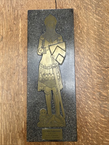 Brass rubbing sir - brass,