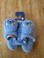 Girls Lilo & Stitch Slipper Blue Size 11/12 kids Junior Plush Slip On