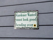 Gardener Wanted Bending over