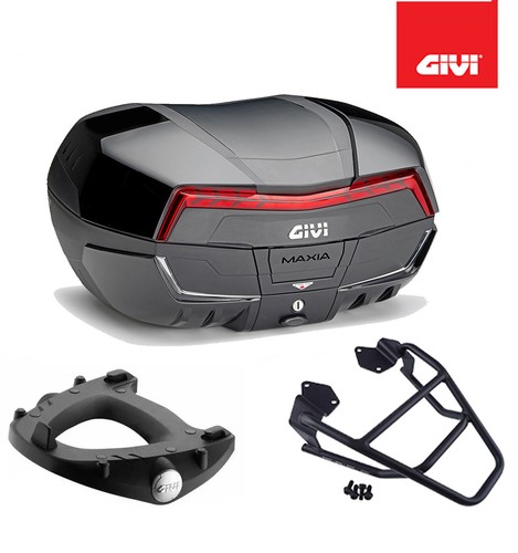 Givi black top case kit - black,